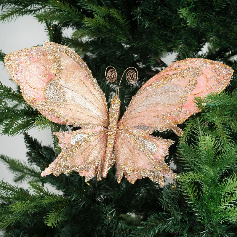 Christmas Family Fun Night Sahara Midnight Butterfly Clip-on Ornament