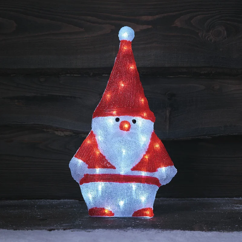 Christmas Nostalgic Memories 51cm Santa Claus LED 2D Acrylic Figure