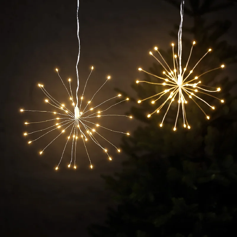 Christmas Sweet Treats Set of 2 Micro Starburst Lights