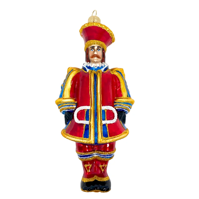 Christmas Snow Covered Roof Sicilian Carretto King Blown Glass Christmas Ornament