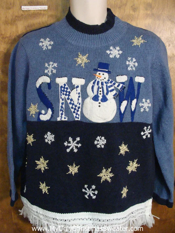 Christmas Home Decorations Snow Ugly Christmas Jumper