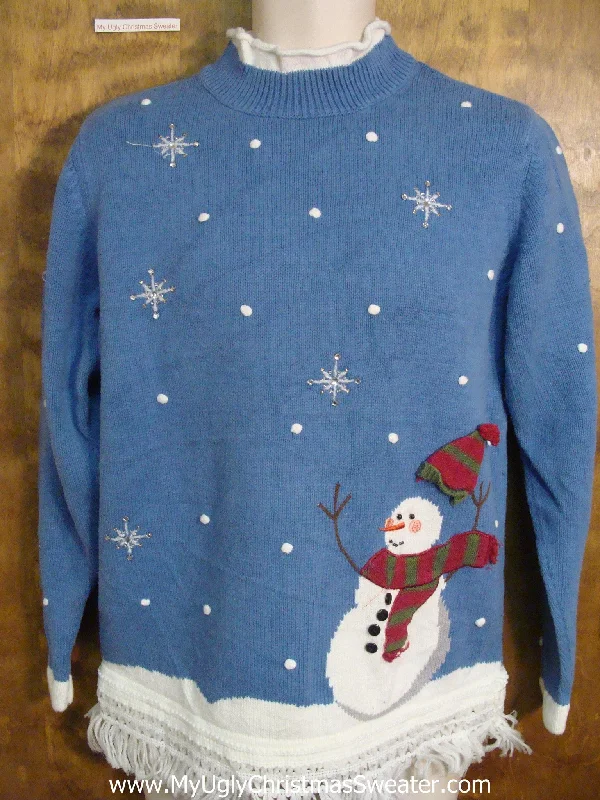 Christmas Cozy Treats Snowman Lost His Hat Ugly Christmas Jumper
