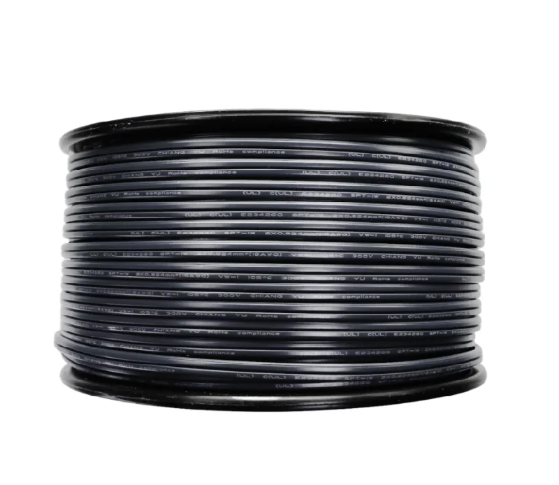 SPT-1 Black wire (18awg) Spool - 500ft (5080-K)