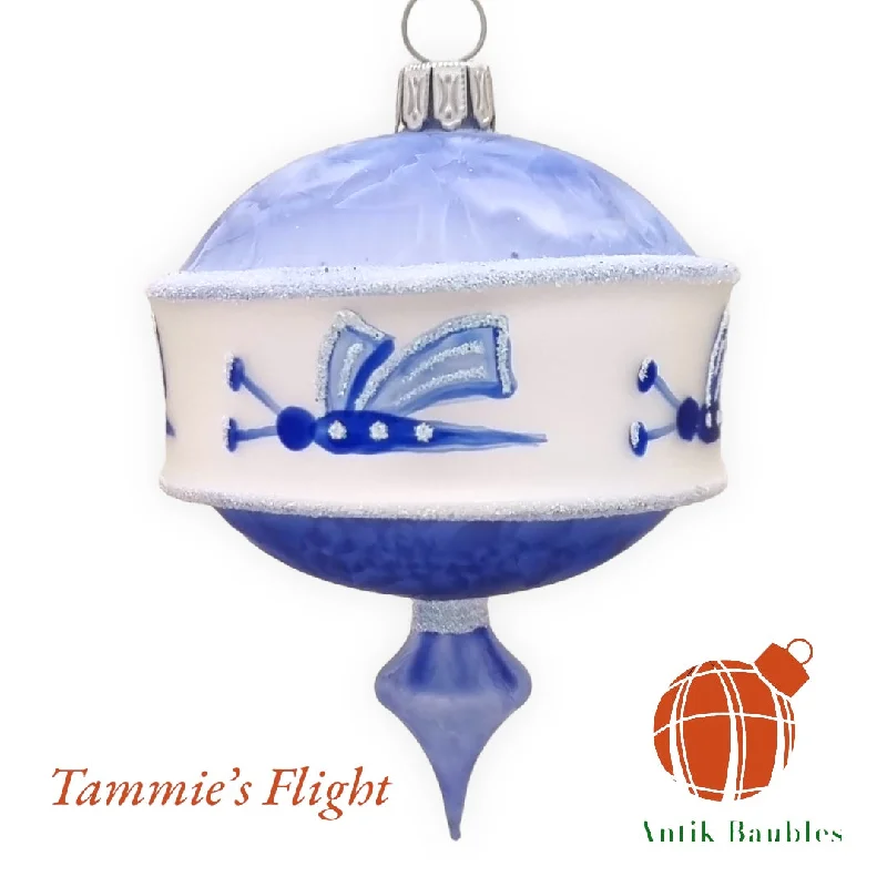 Christmas Cozy Decor Tammie's Flight 3.25 in Drop- Antik Baubles Exclusive Christmas Ornament