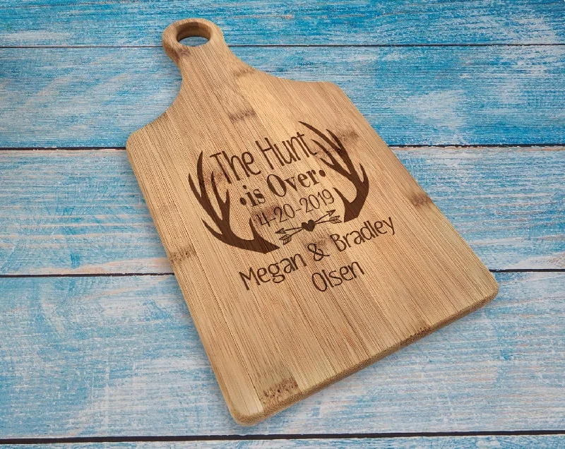 Christmas Twinkling Decorations The Hunt is Over Rustic Paddle Engraved Cutting Board Personalize Country Wedding Gift for Newlyweds Cute Quote Married Wife Husband to Be Christmas Twinkling Decorations The Hunt is Over Rustic Paddle Engraved Cutting Board Personalize Country Wedding Gift for Newlyweds Cute Quote Married Wife Husband to Be