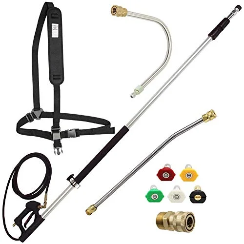 Christmas Glittery Decor 4000 PSI Commercial Grade Telescoping Pressure Washer Wand for Pressure Washers with Belt