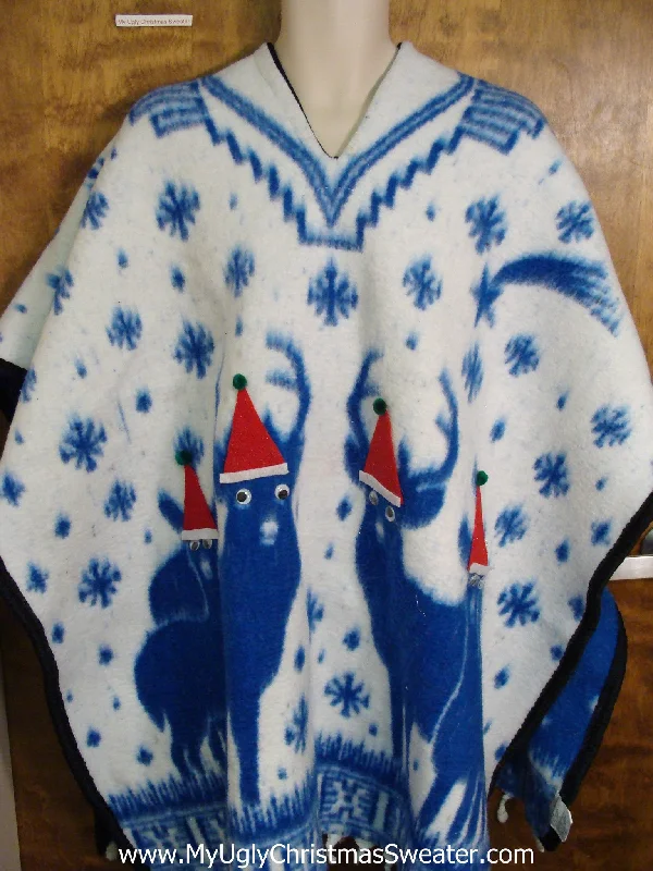Ugly Christmas Sweater Cape for Men 2XL 3XL 4XL and Bigger