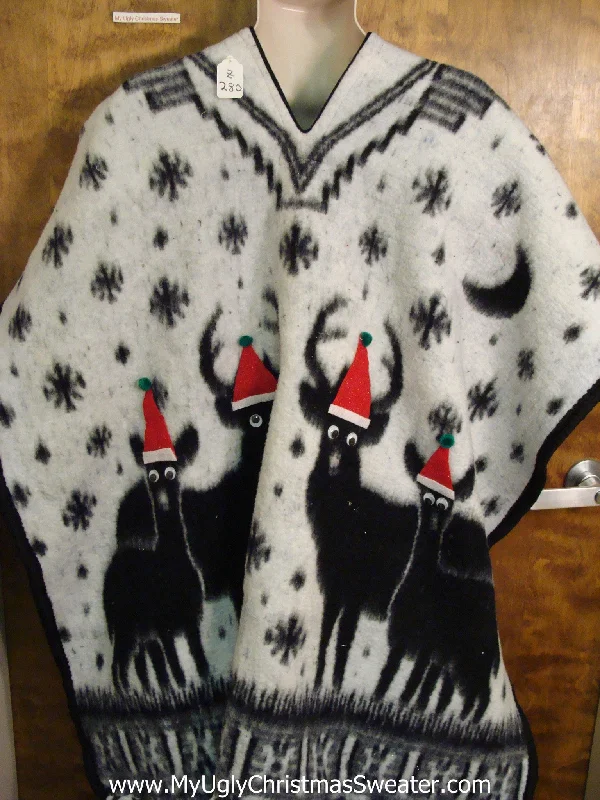 Ugly Christmas Sweater Cape for Men 2XL 3XL 4XL and Bigger