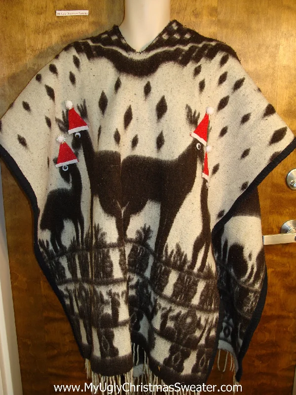 Ugly Christmas Sweater Cape for Men 2XL 3XL 4XL and Bigger