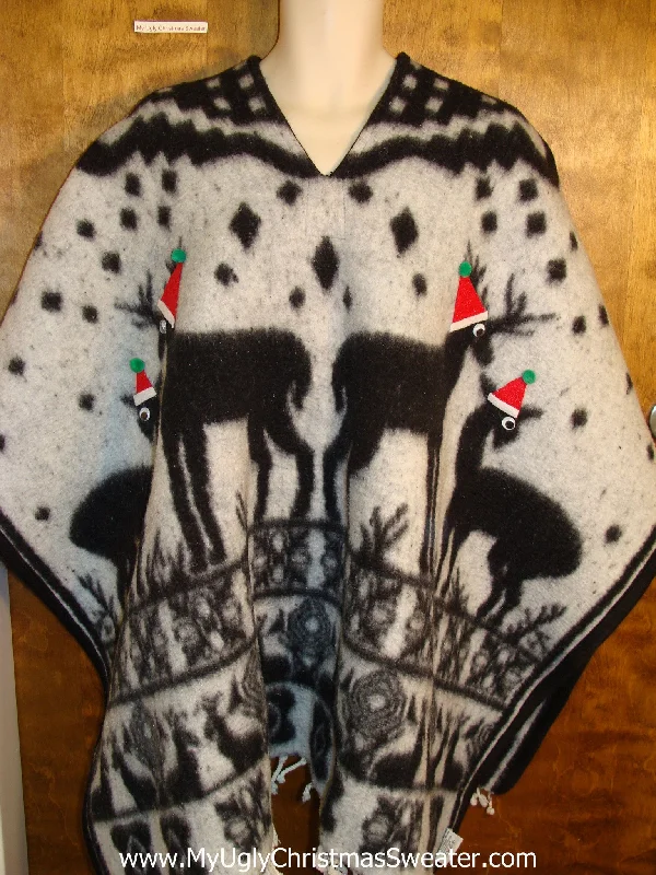 Ugly Christmas Sweater Cape for Men 2XL 3XL 4XL and Bigger