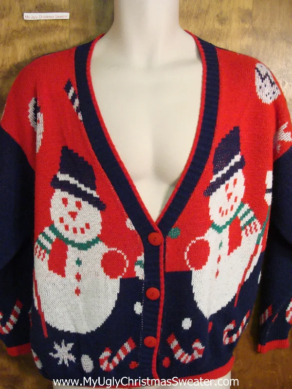 Christmas Winter Nights Magic Vintage Festive Ugly Christmas Sweater
