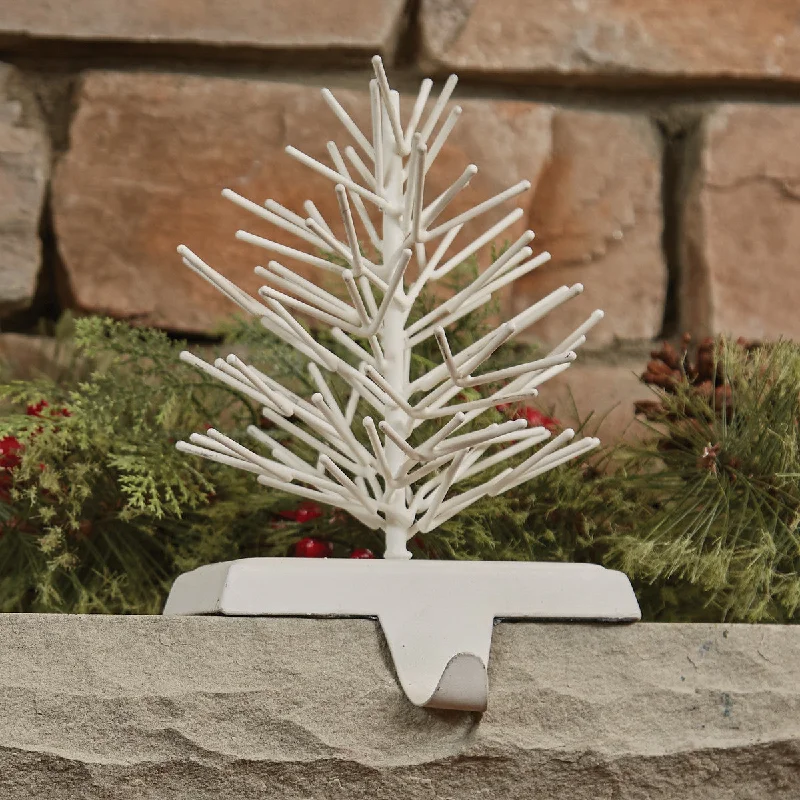 White Metal Tree Stocking Hanger - Park Designs