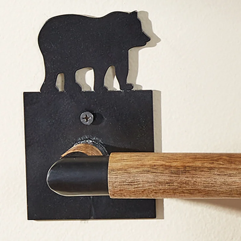 Wild Woods Bear Towel Bar 16" - Park Designs