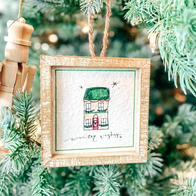 Christmas Warm Drinks WINTER WISHES ORNAMENT