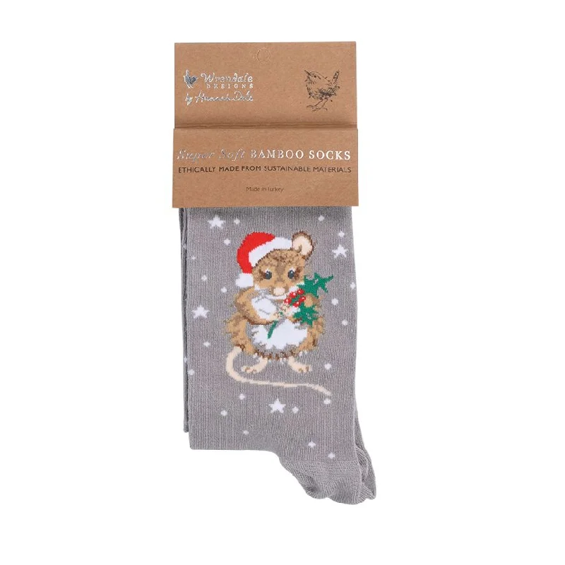 Christmas Starry Skies Women's Christmas Sock - XSOCK006 - Mouse